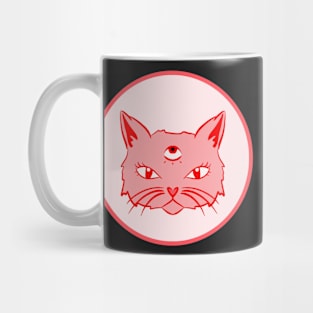 Third eye cat Mug